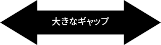 大きなギャップ